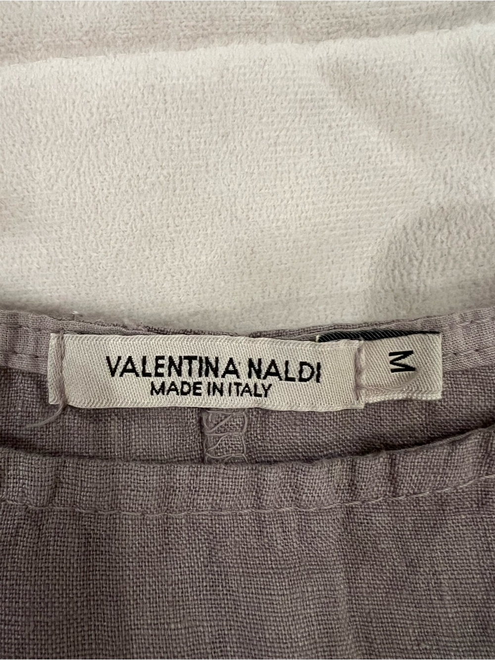 Valentina Naldi Gray sleeveless linen tank Dress | Size M | Like New - Picture 14 of 14